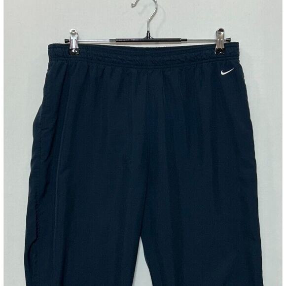 Nike Track Pants Mens Large Blue Drawstring Pockets Measures 32x32 - Picture 2 of 13